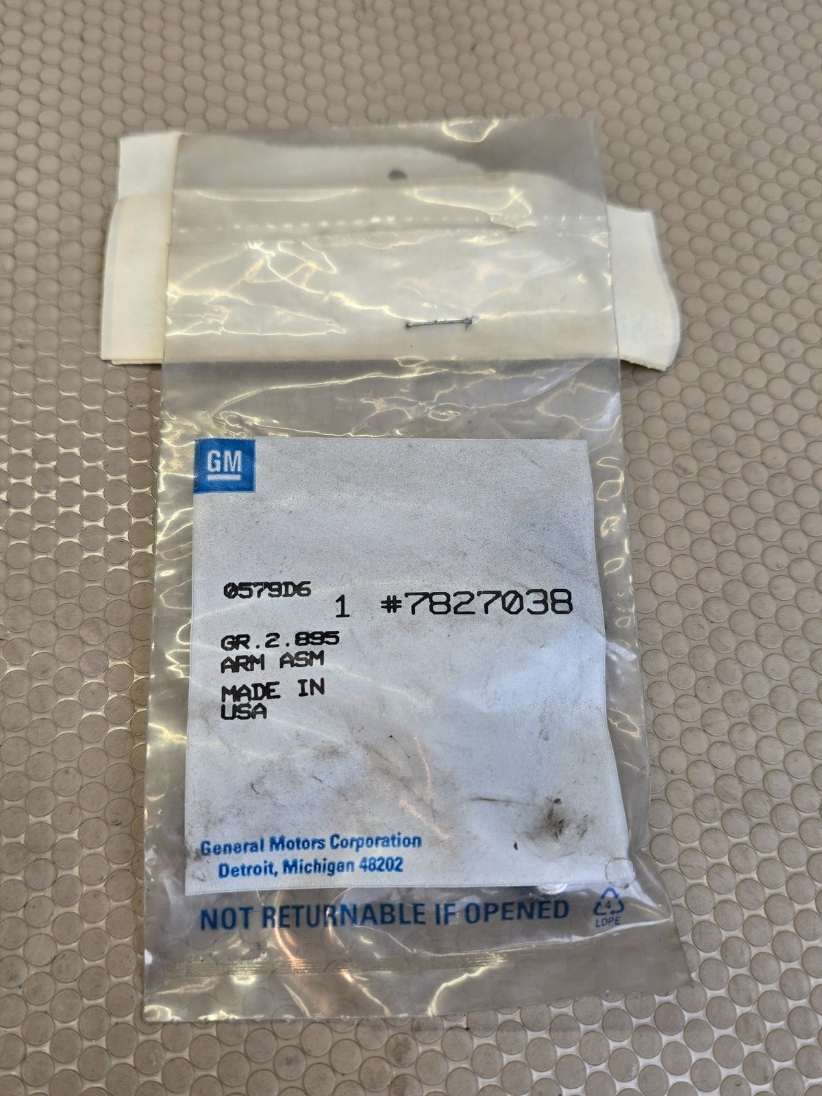 GM 7827038 Tilt Steering Column Turn Signal Actuator Arm NOS OEM 1982-2002