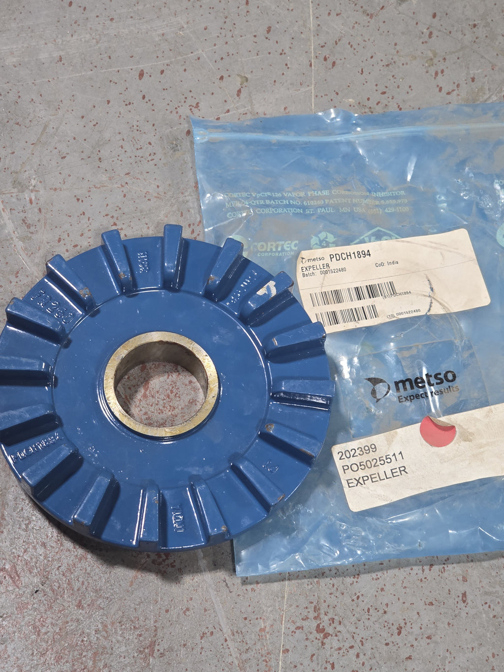 OEM Metso PDCH1894 Expeller & Polyurethane Coupling Insert Orion Slurry Pump New