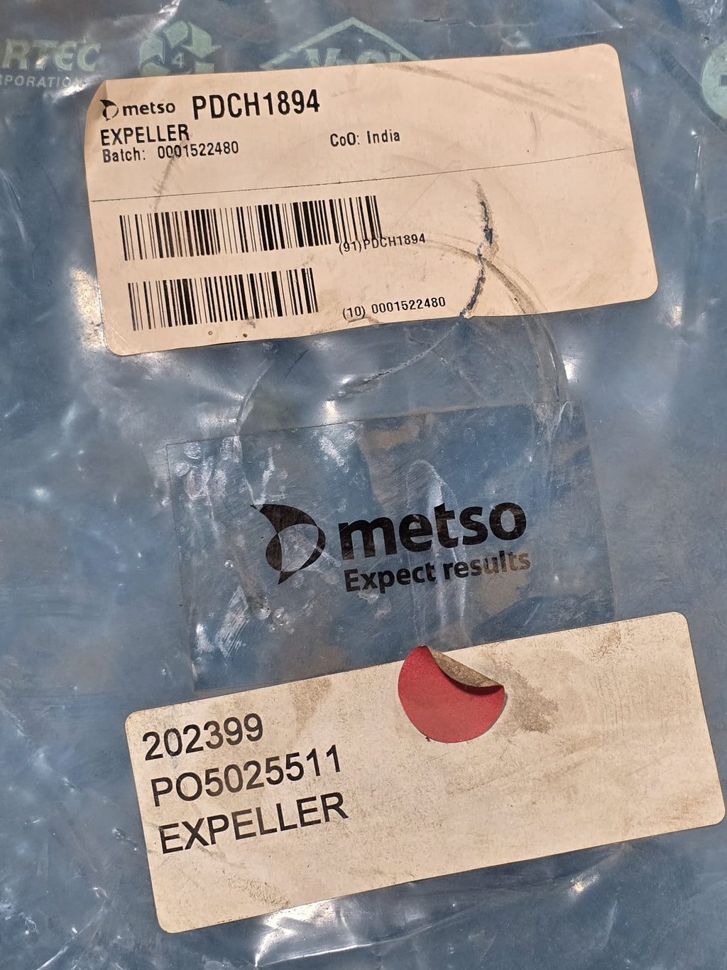 OEM Metso PDCH1894 Expeller & Polyurethane Coupling Insert Orion Slurry Pump New