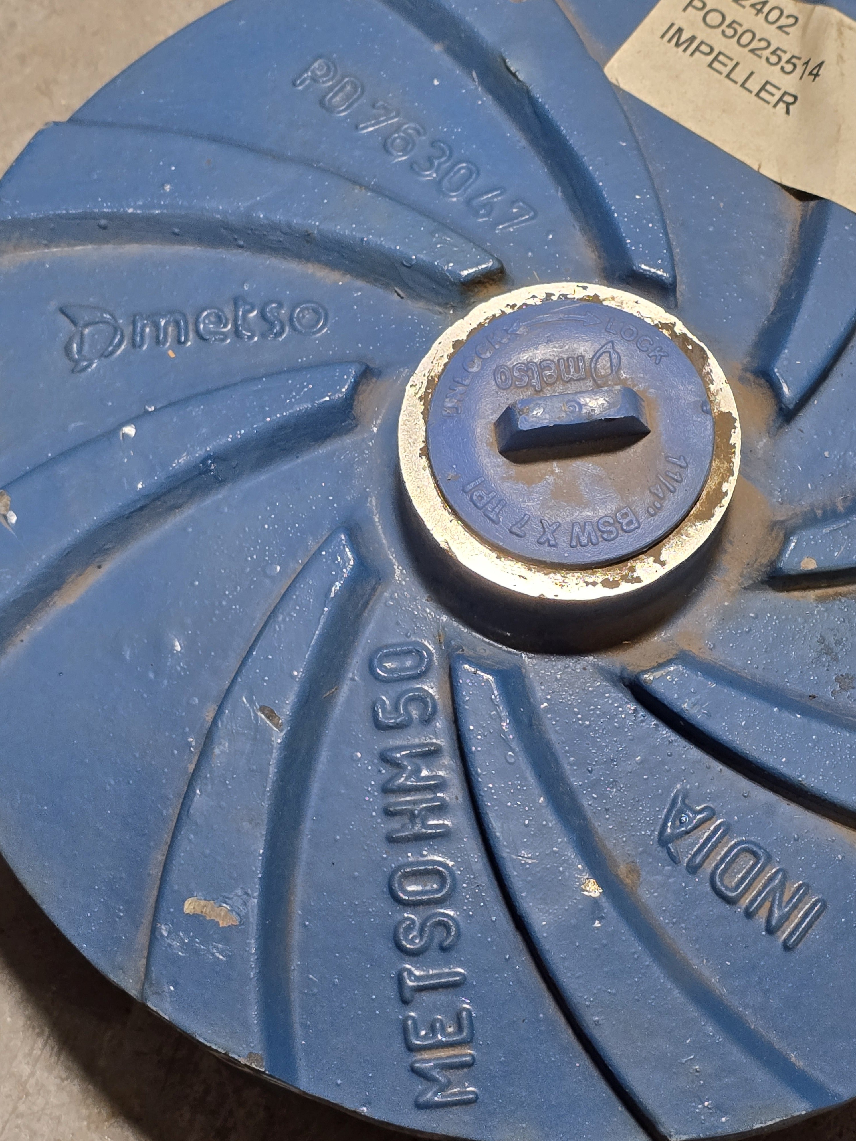 Metso HM50 Orion Slurry Pump Impeller PD763047 PO5025514 New