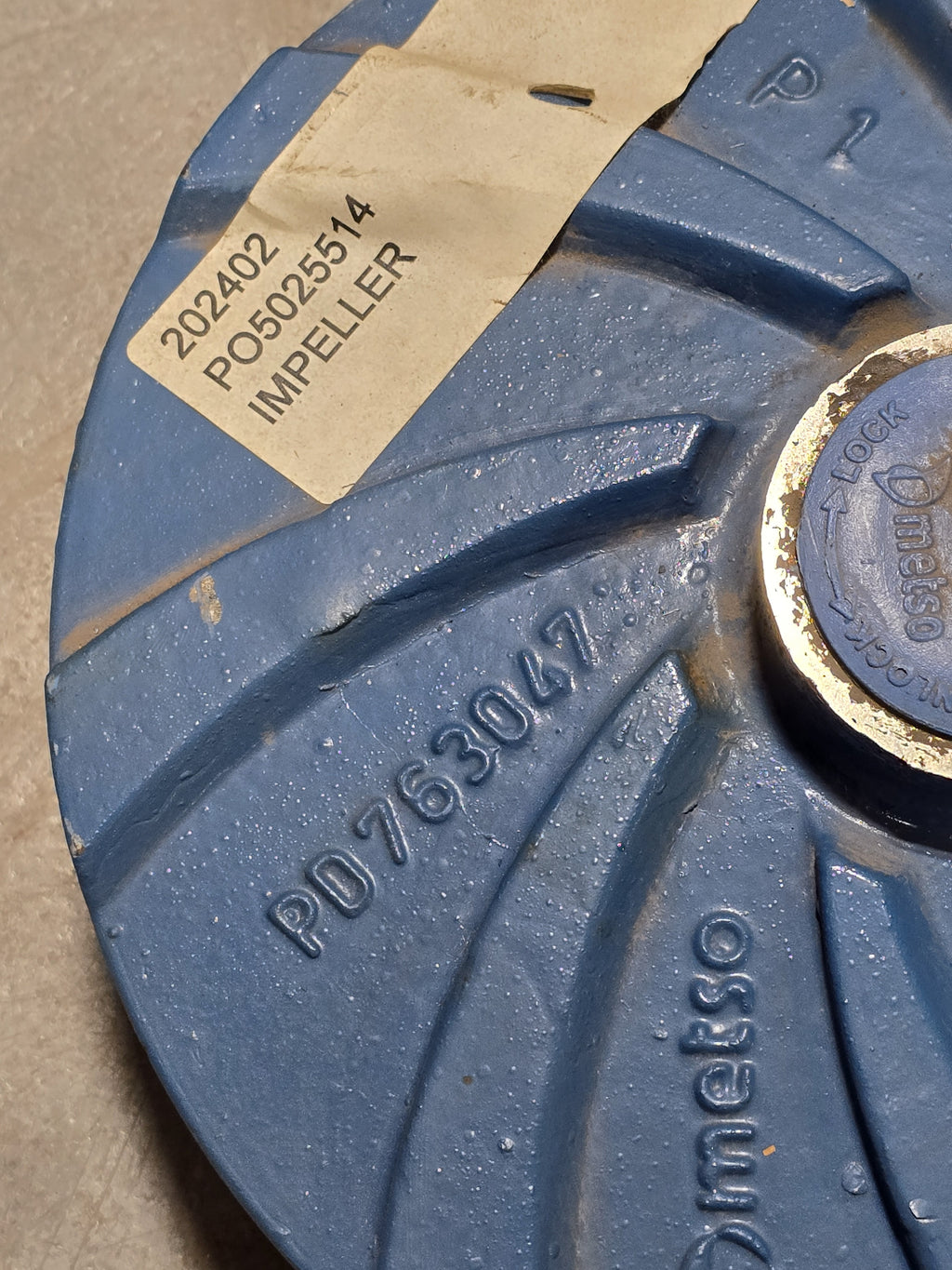 Metso HM50 Orion Slurry Pump Impeller PD763047 PO5025514 New