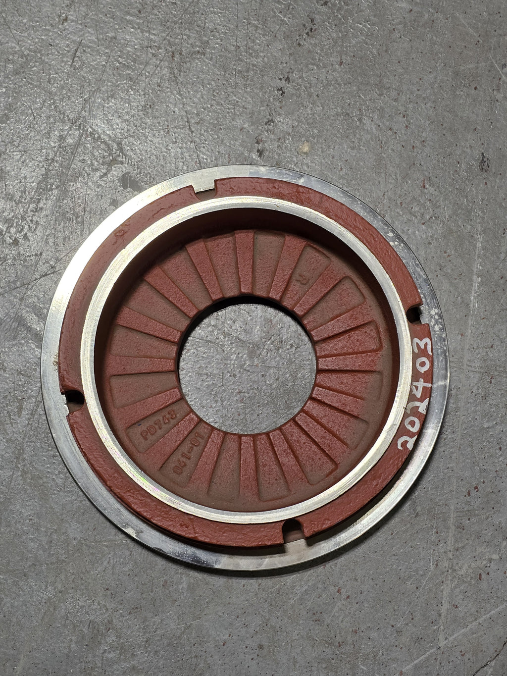 Metso OEM PD743041-01 Slurry Pump Back Liner Frame Plate Insert Orion Series