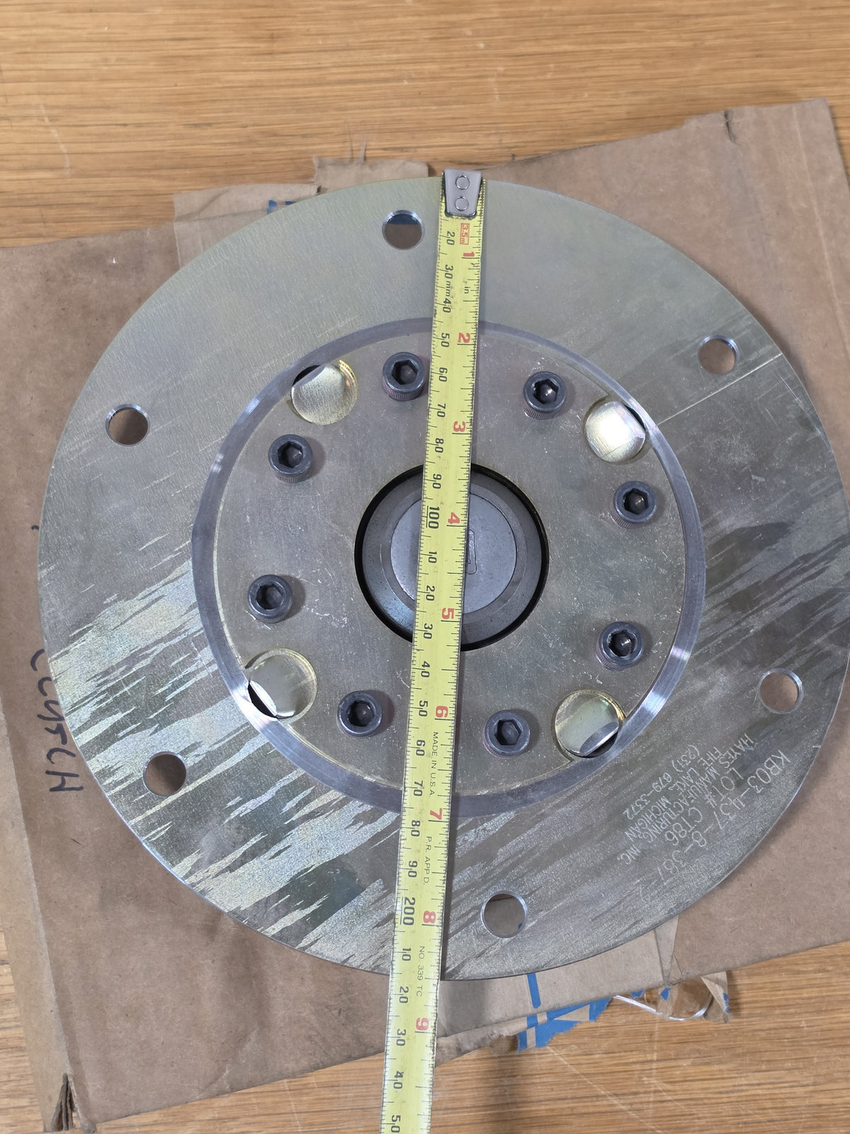 Hayes Mfg KB03-437-8-387-2 Flexible Flywheel Drive Coupling Plate 128427 8"