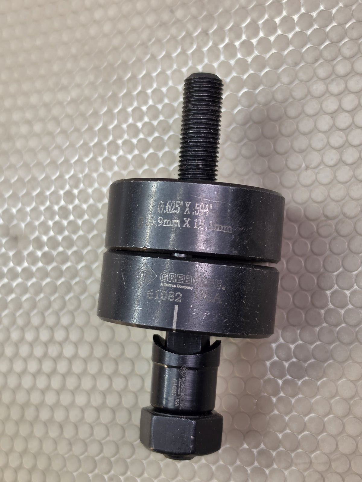 Greenlee 61080 D Knockout Punch Unit .625 x .594 w/ 61081 61082 Draw Stud