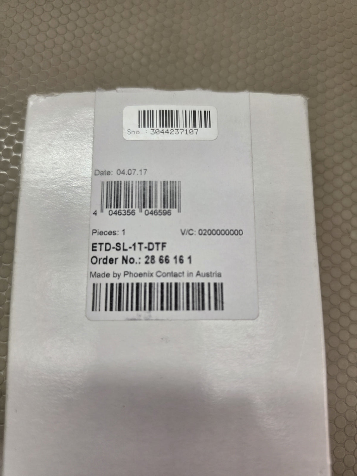 Phoenix Contact ETD-SL-1T-DTF 2866161 Timer Relay 20.4-264V AC/DC - NEW