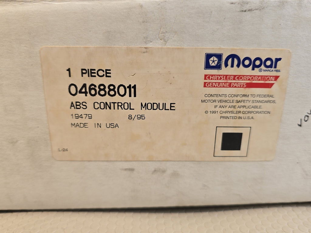 NEW Mopar OEM 04688011 ABS Control Module Antilock Brake Controller NOS Genuine