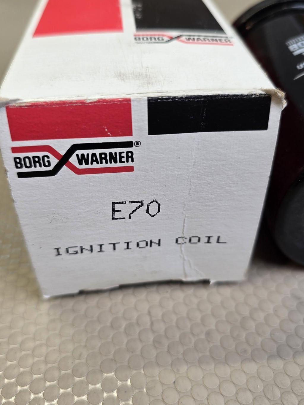 BorgWarner E-70 Ignition Coil 12V External Resistor Vintage NOS
