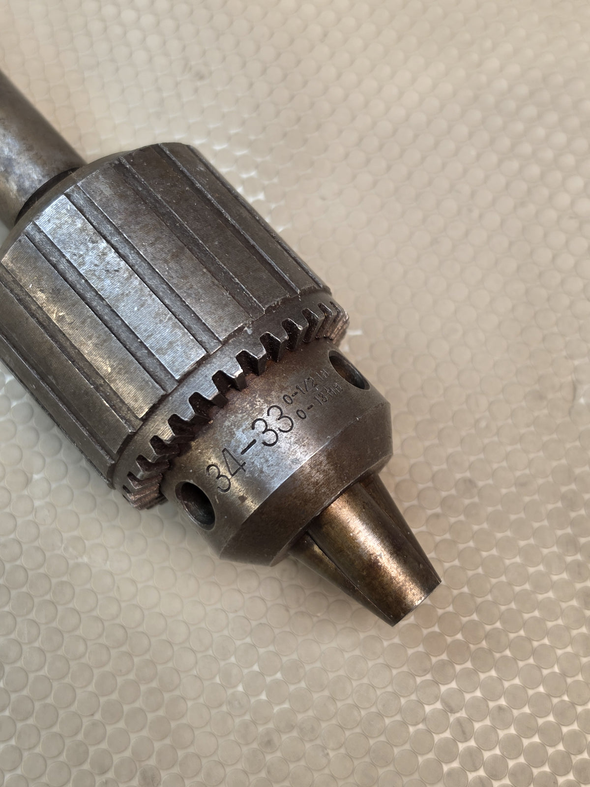 JACOBS 34-33 Geared Drill Chuck 0-1/2" 0-13mm Capacity w/ 3/4" Shank