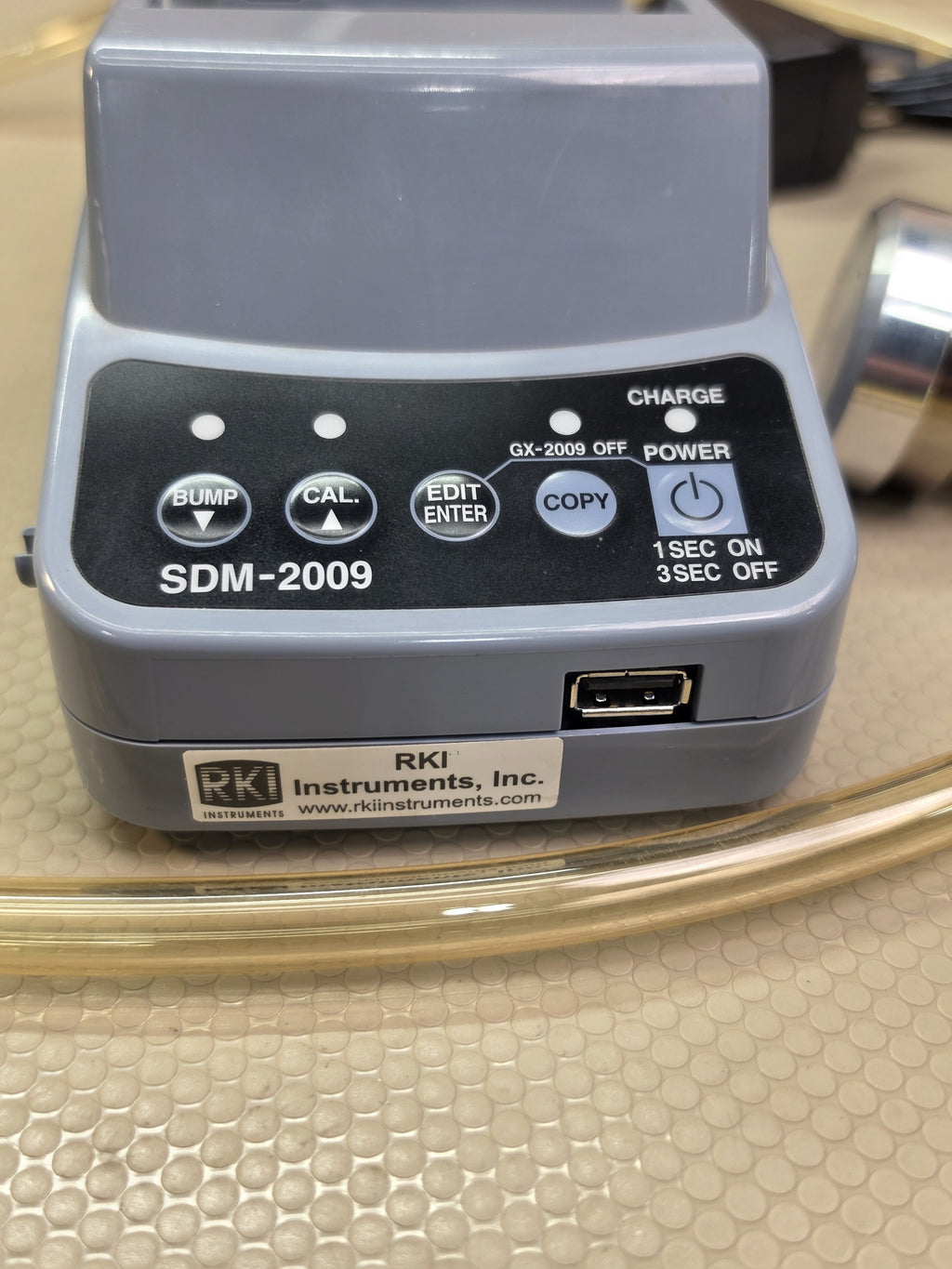 RKI Riken Keiki SDM-2009 GX-2009 Calibration Dock w/ Model 2004 Regulator