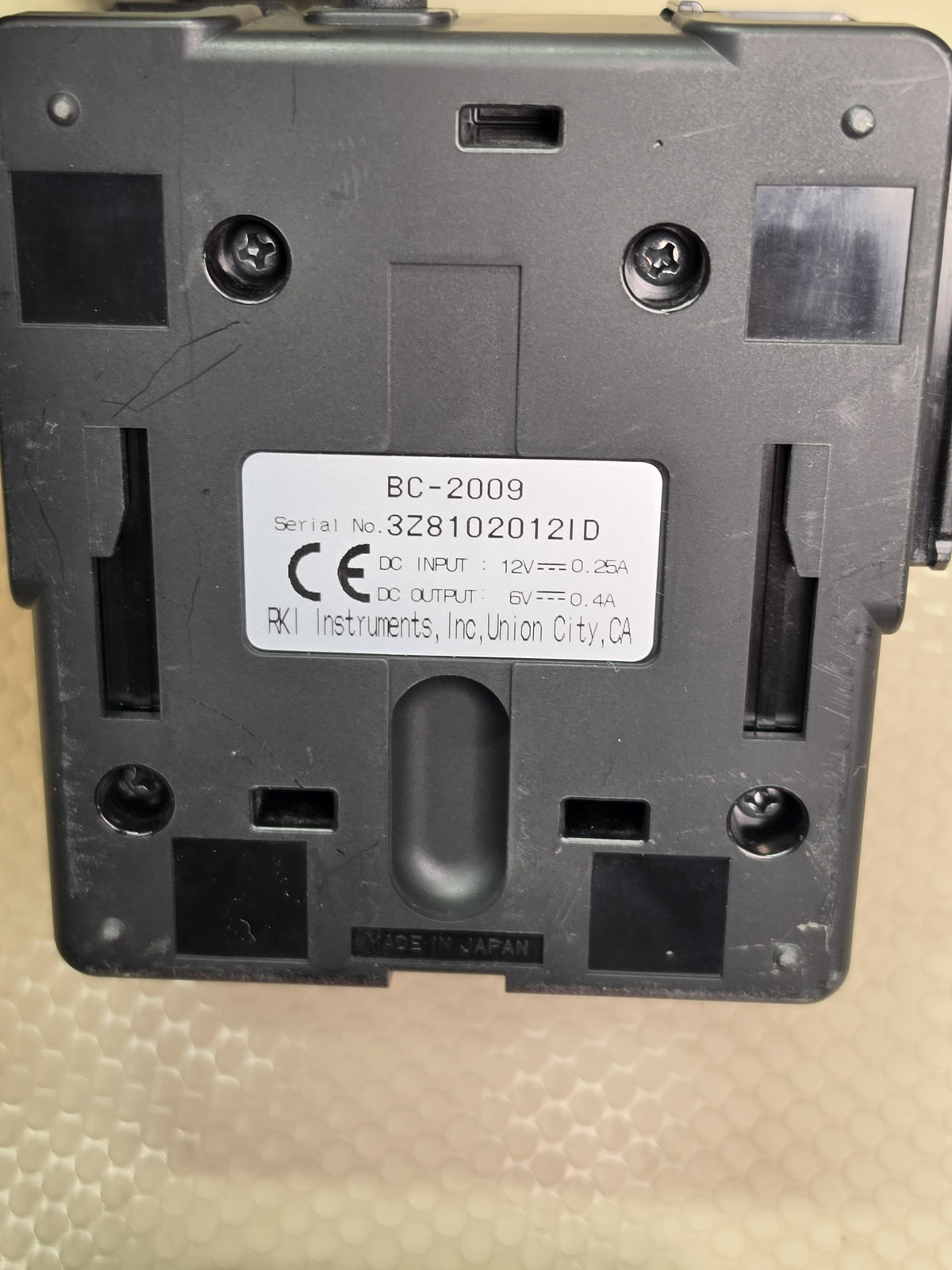 RKI GX-2009 Portable 4-Gas Detector H2S CO LEL O2 w/ BC-2009 Charger
