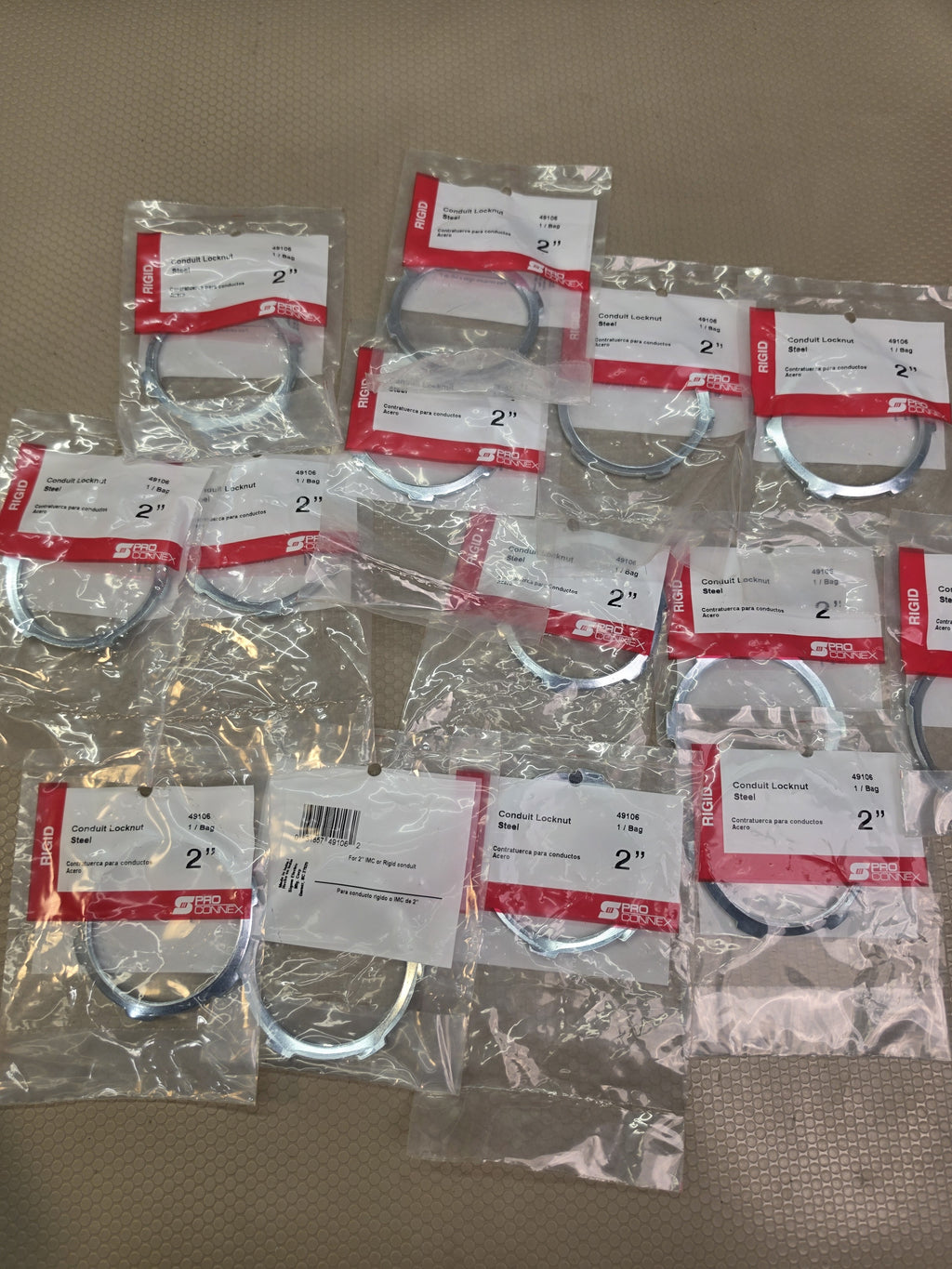 Pro Connex 49106 Rigid Steel Conduit Locknut for 2" IM *Lot of 14*