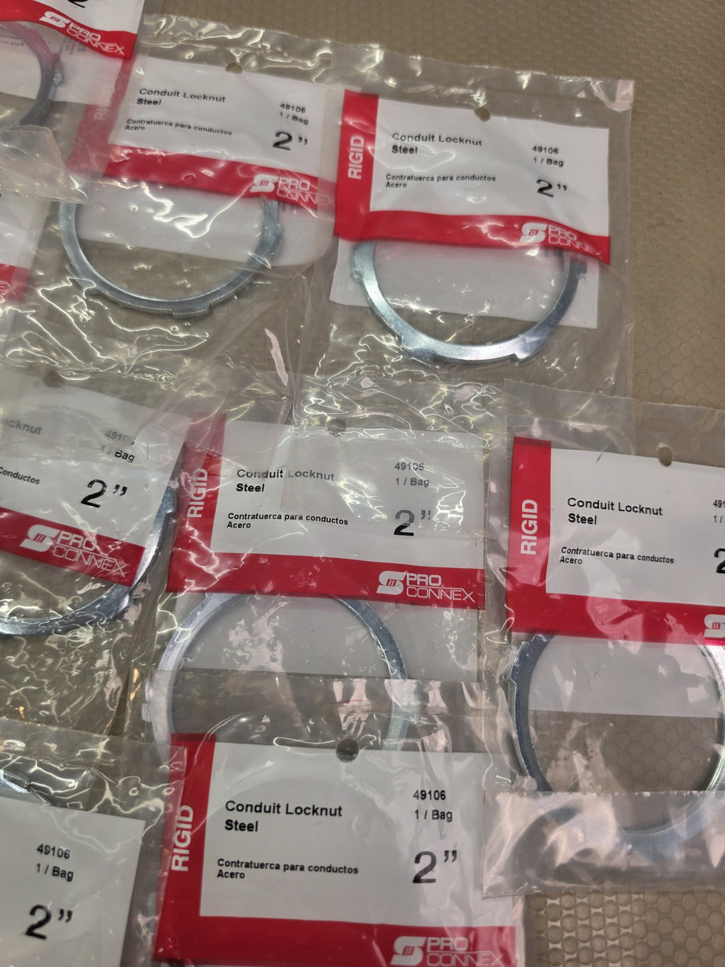 Pro Connex 49106 Rigid Steel Conduit Locknut for 2" IM *Lot of 14*