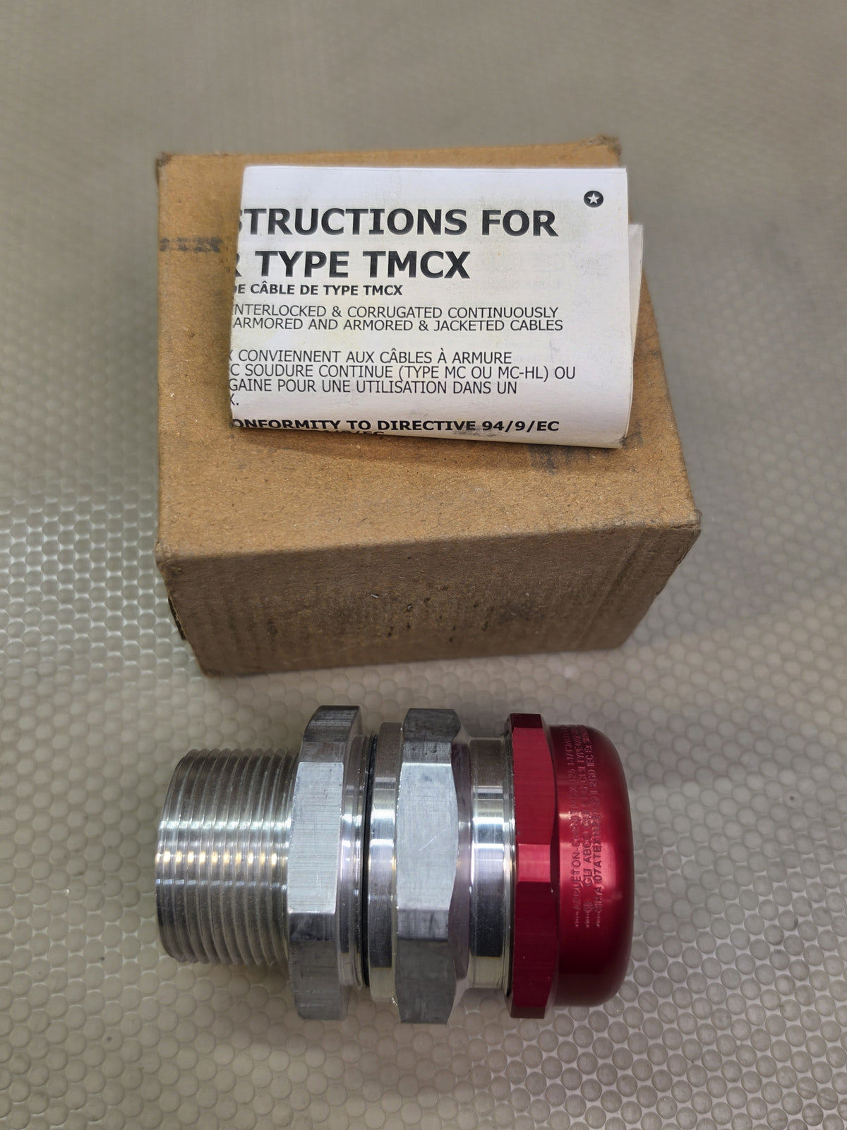 CMP TMCX125A 1-1/4" Cable Gland for Type MC, MC-HL & Teck Armored Cables