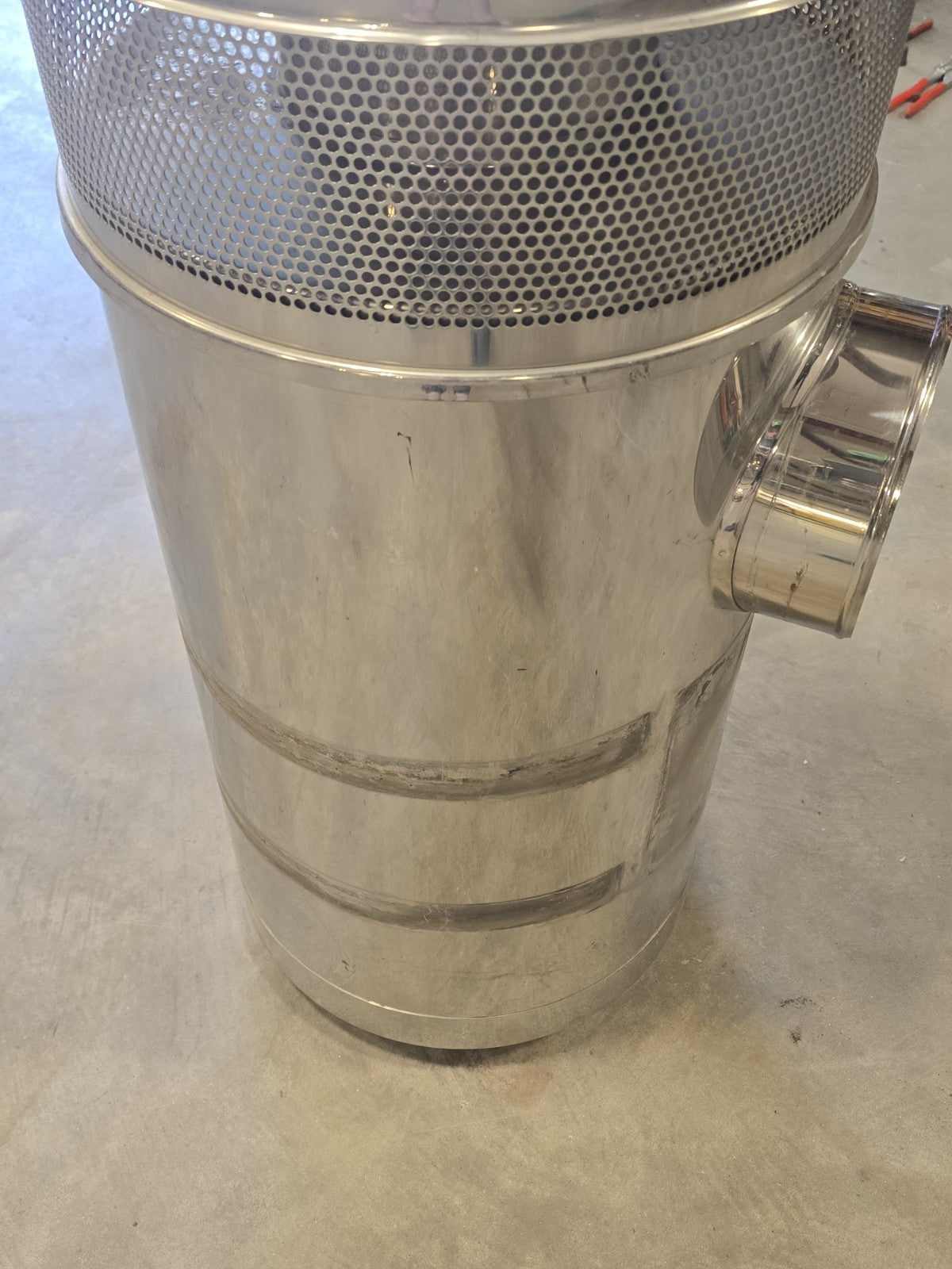 PETERBILT Genuine Vortex 05-15058 AIR CLEANER 15 Inch CHROME