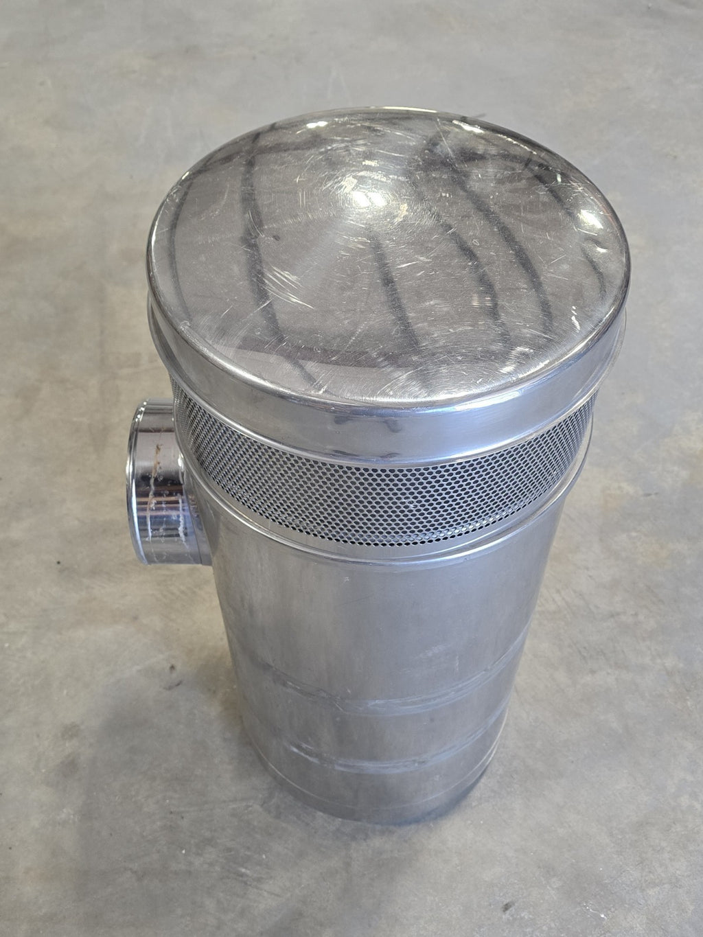 PETERBILT Genuine Vortex 05-15058 AIR CLEANER 15 Inch CHROME