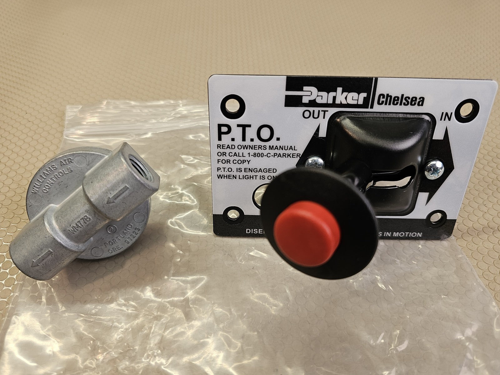 NEW Parker PTO Switch Valve 329648x WILLIAMS AIR CONTROL 378414 WM77B Protection