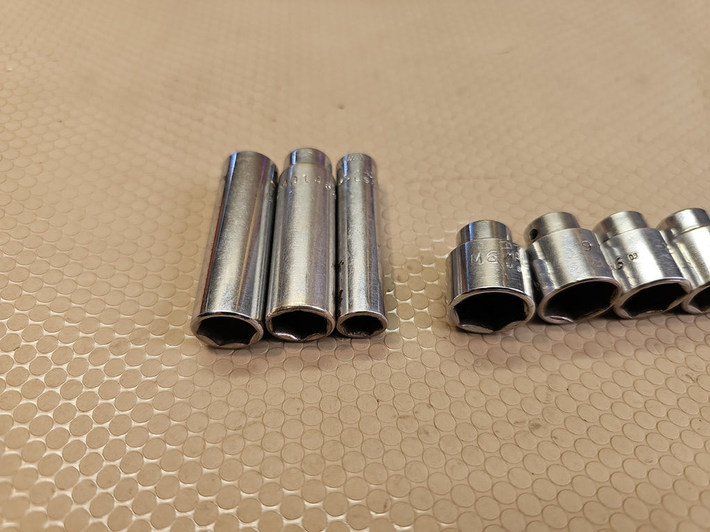 Mac Tools 24pc MD6 Mixed Socket Set 1/4" Sae & Metric Chrome Sockets