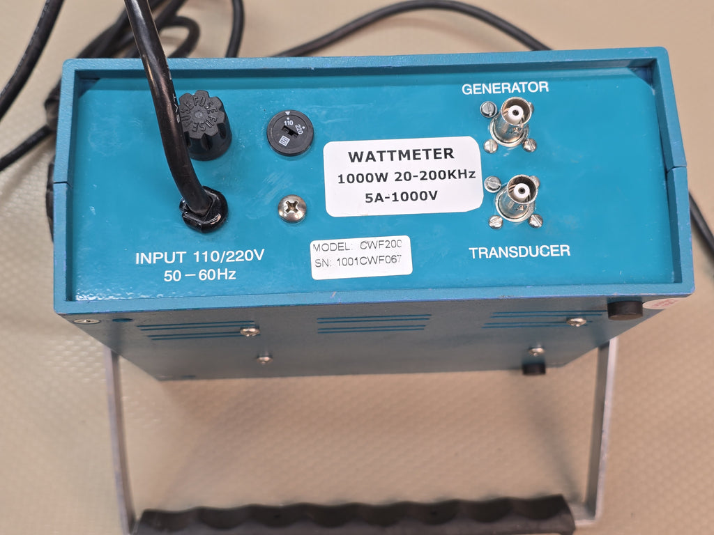 CREST ULTRASONICS CWF200 Ultrasonic Wattmeter 1000W 20-200KHz 5A-1000V 110/220V