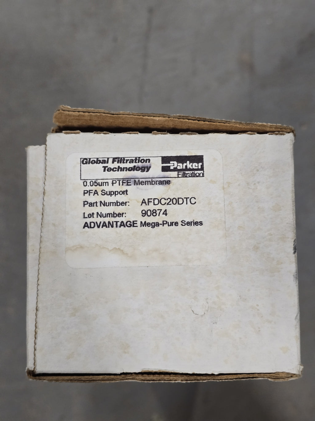 Parker Filtration AFDC20DTC 0.05um PTFE Membrane Filter Cartridge New
