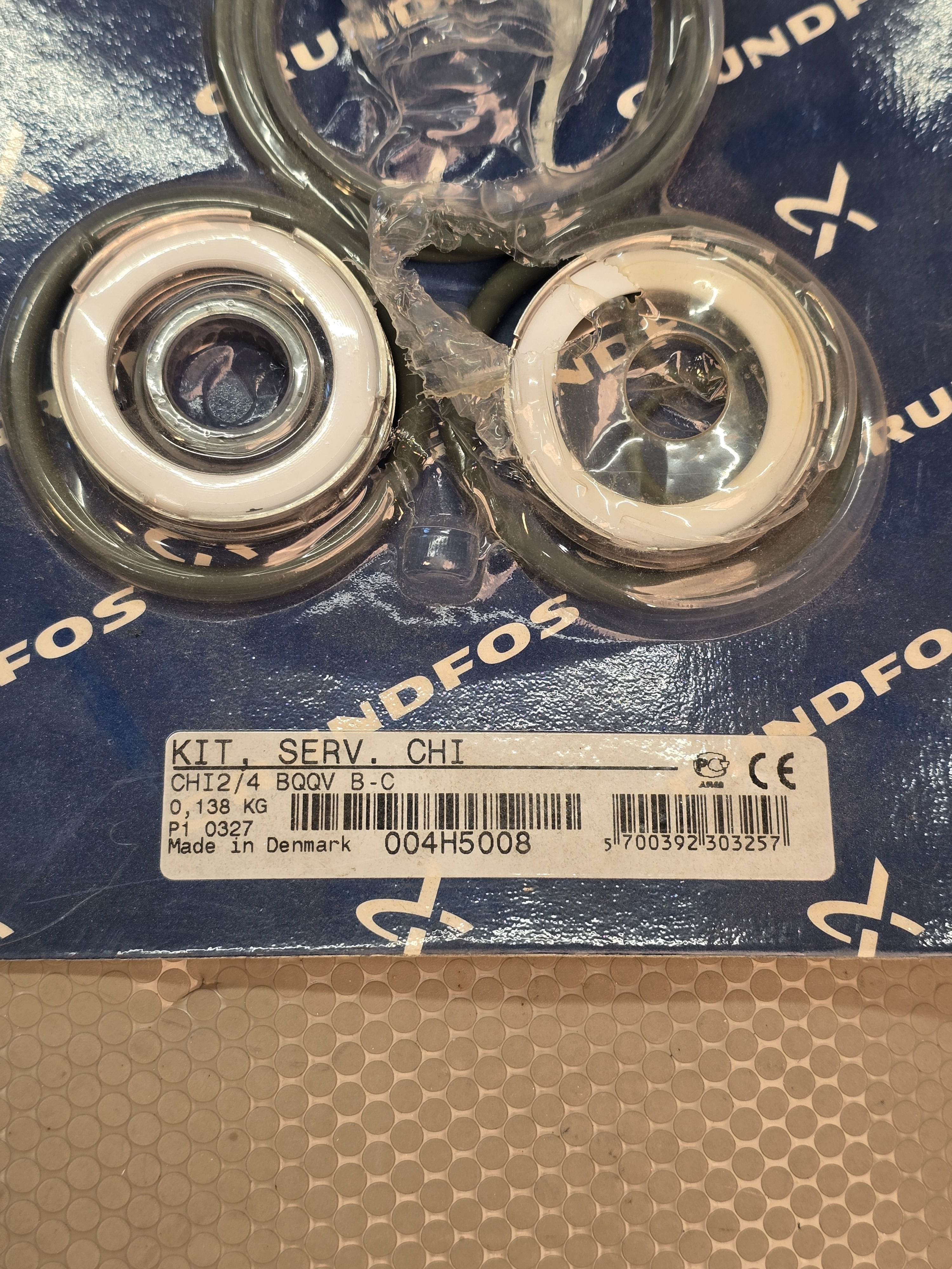 Grundfos 004H5008 Service Kit CHI2/4 BQQV B-C Pump Repair *INCOMPLETE*