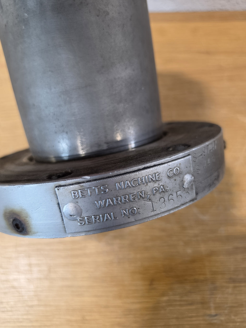 Betts Industries CH47003SST CH18057TF 4" 316 Stainless Internal Chemical Hydraulic Valve