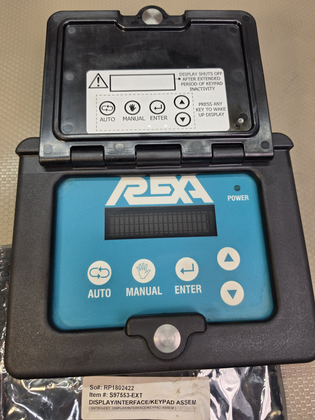 REXA S97553-EXT RP1802422 Display Interface Keypad Assembly Actuator *Tested*