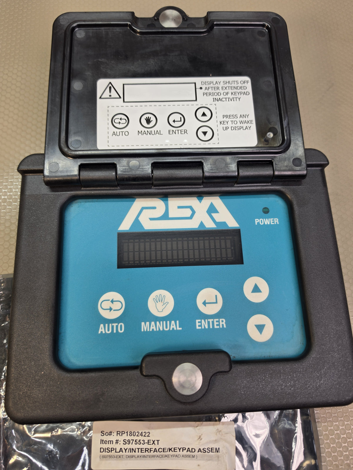 REXA S97553-EXT RP1802422 Display Interface Keypad Assembly Actuator *Tested*