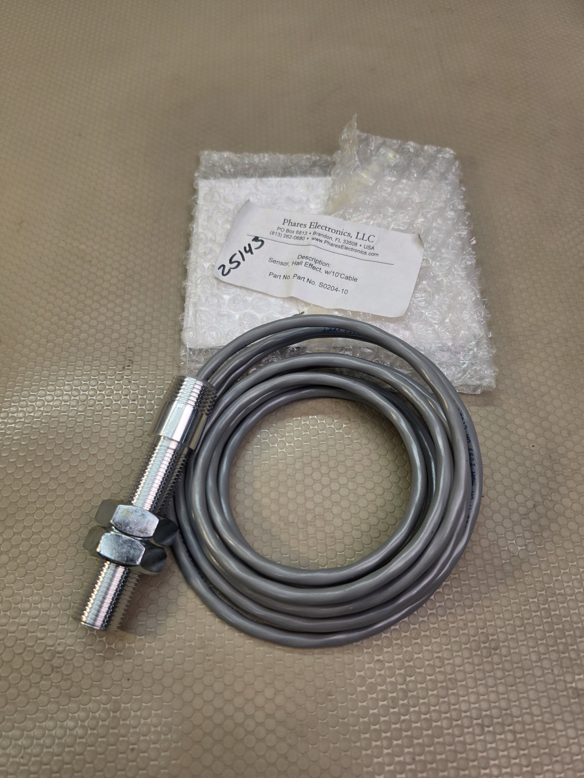 Phares Electronics S0204-10 Hall Effect Sensor 10 Cable Digital Output Picku NEW
