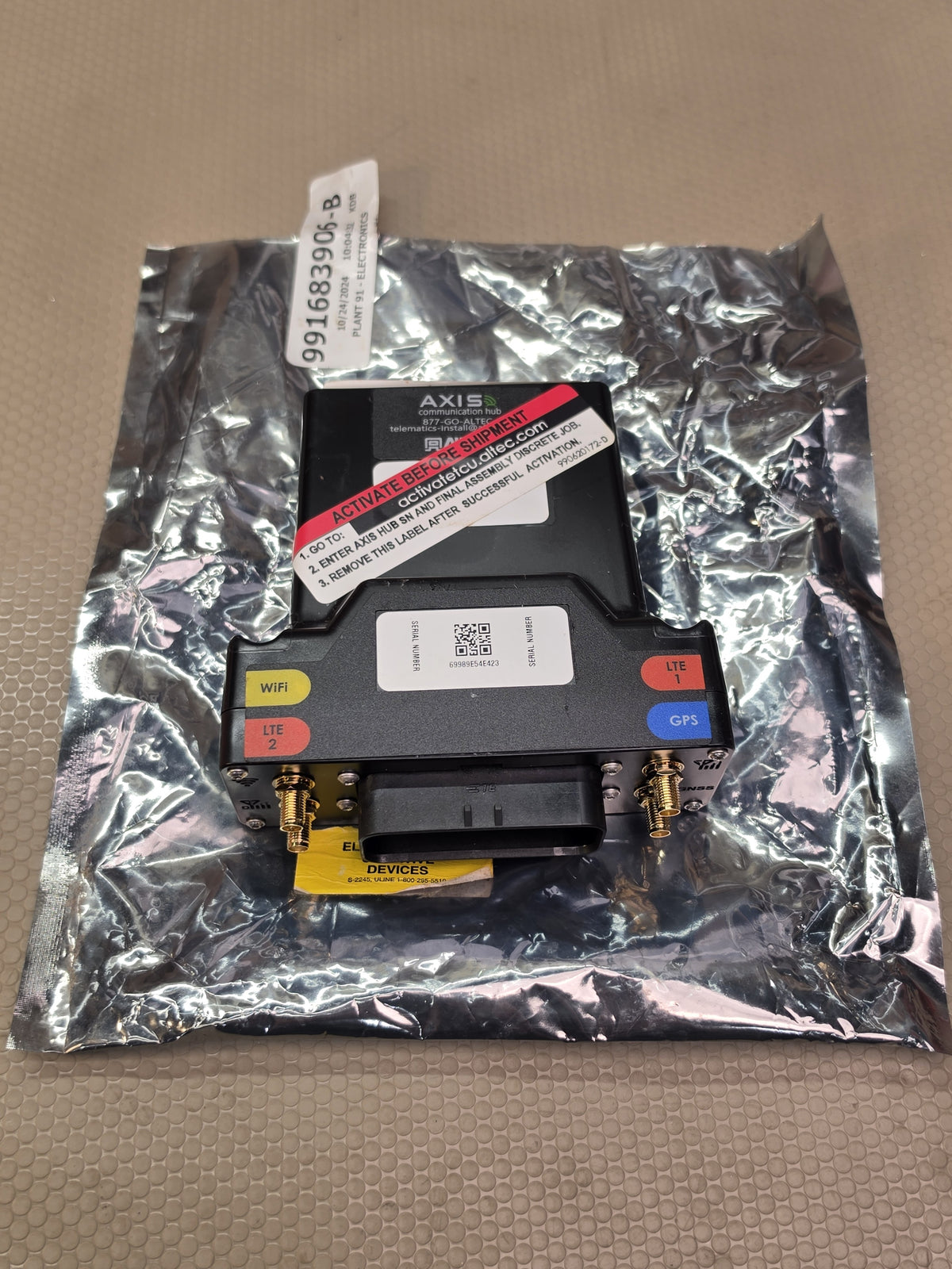 Altec 991683906-B Communication Hub AXIS Control Module Telematics Gateway