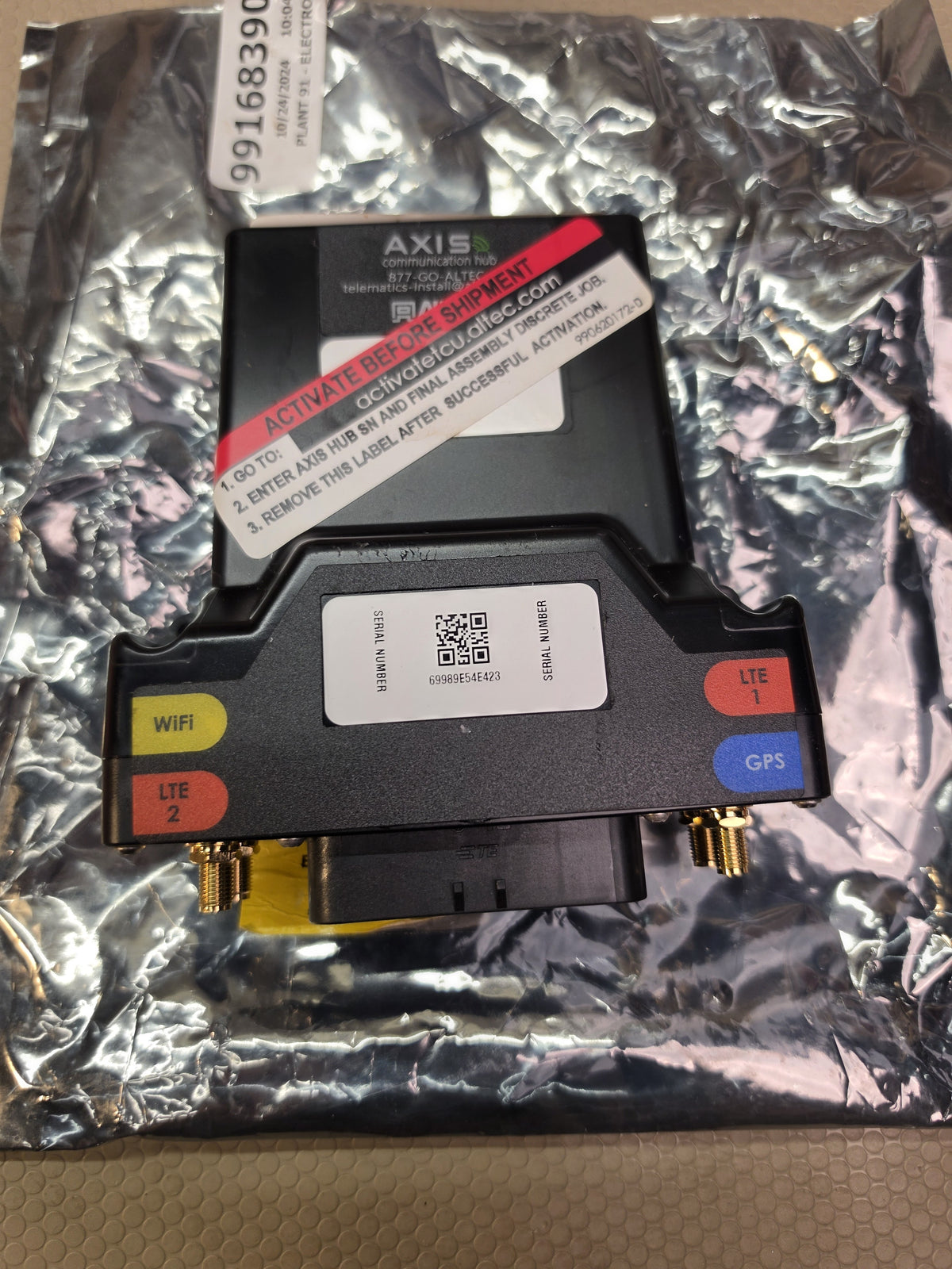 Altec 991683906-B Communication Hub AXIS Control Module Telematics Gateway
