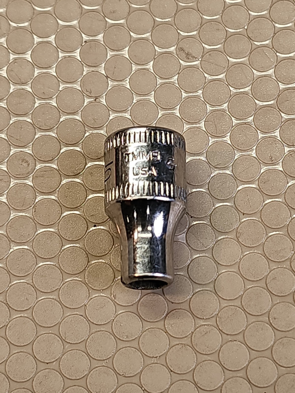 Snap-on 1/4" Drive 5mm METRIC 6pt Shallow Chrome Socket TMM5 USA