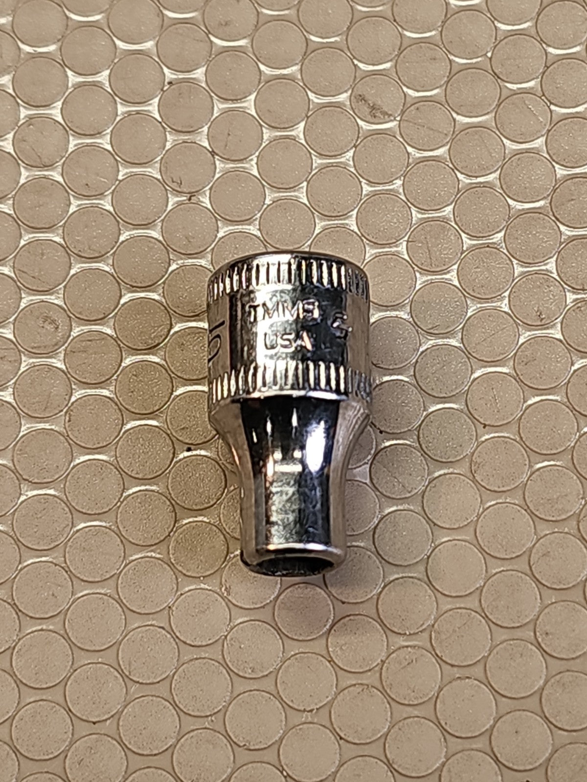 Snap-on 1/4" Drive 5mm METRIC 6pt Shallow Chrome Socket TMM5 USA