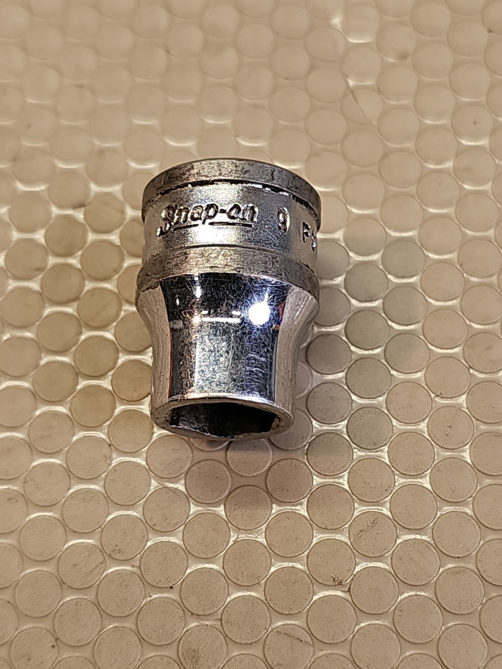Snap On Tools 9mm Shallow Socket 3/8" Drive 6 Point FSM91 USA