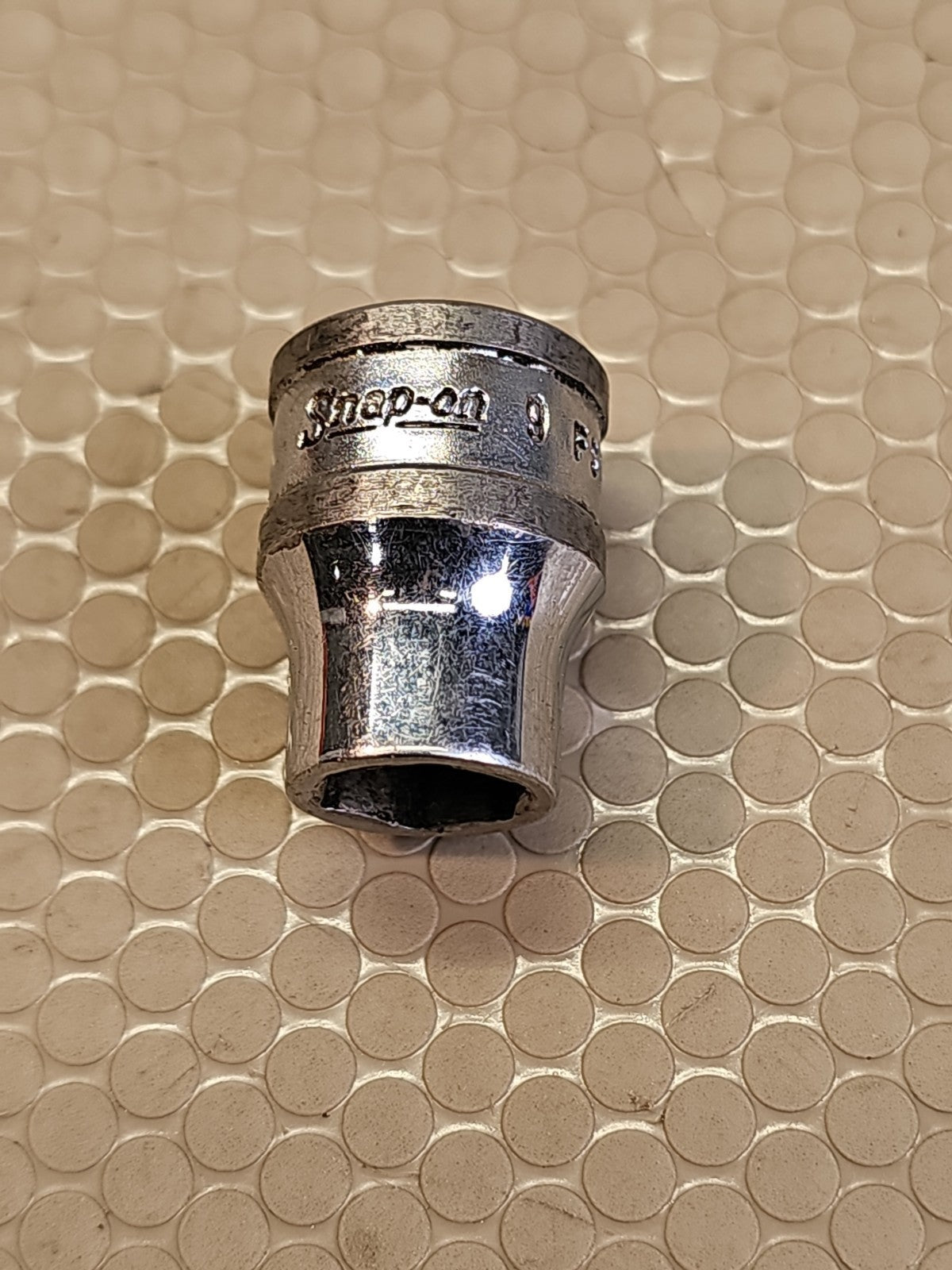 Snap On Tools 9mm Shallow Socket 3/8" Drive 6 Point FSM91 USA