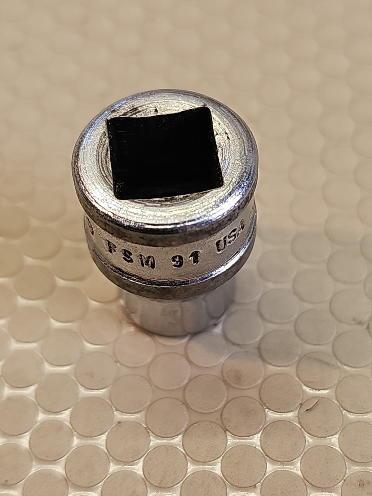 Snap On Tools 9mm Shallow Socket 3/8" Drive 6 Point FSM91 USA