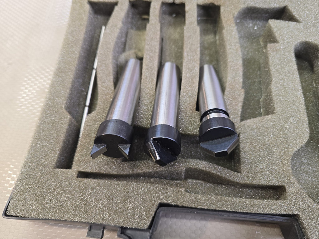 System 3R Countersink Chamfering Tool Set 3-Piece Kit in Case for EDM