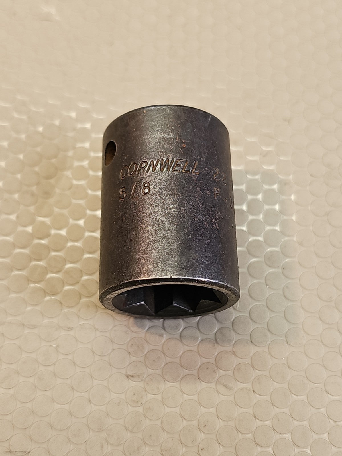Cornwell P-3320  5/8" Shallow Impact Socket 1/2" Drive Double Square 6 pt - C