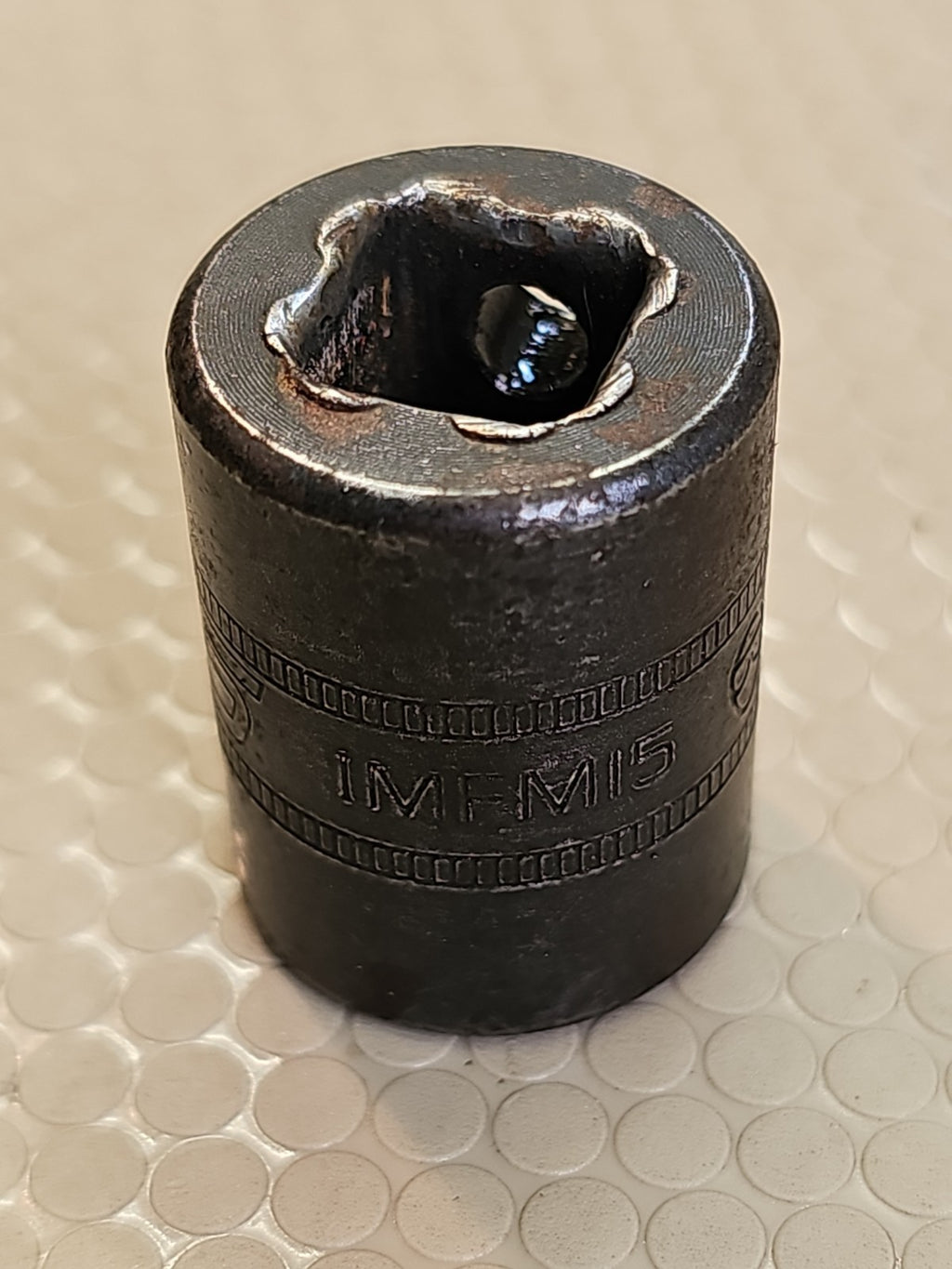 Snap-on IMFM15 3/8” Dr 15mm Shallow Impact Socket 6 Point USA