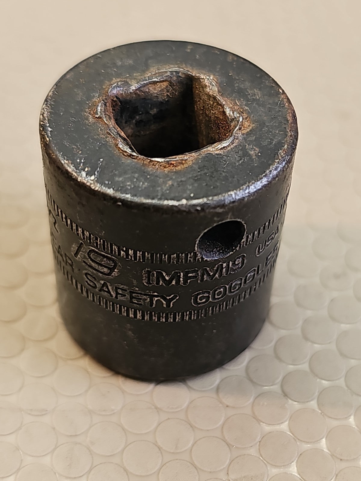 Snap-On Tools 19mm Shallow Impact Socket 3/8” Drive 6 Point IMFM19 USA