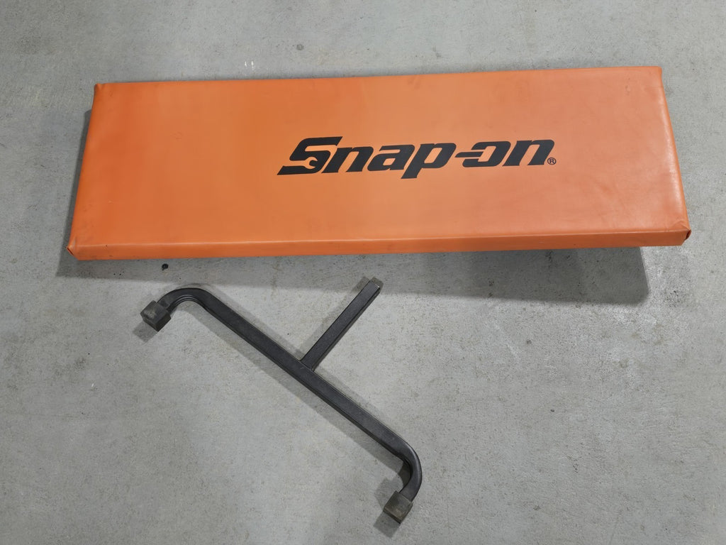 Snap-on Tools Top Side Creeper Orange Made In USA Red