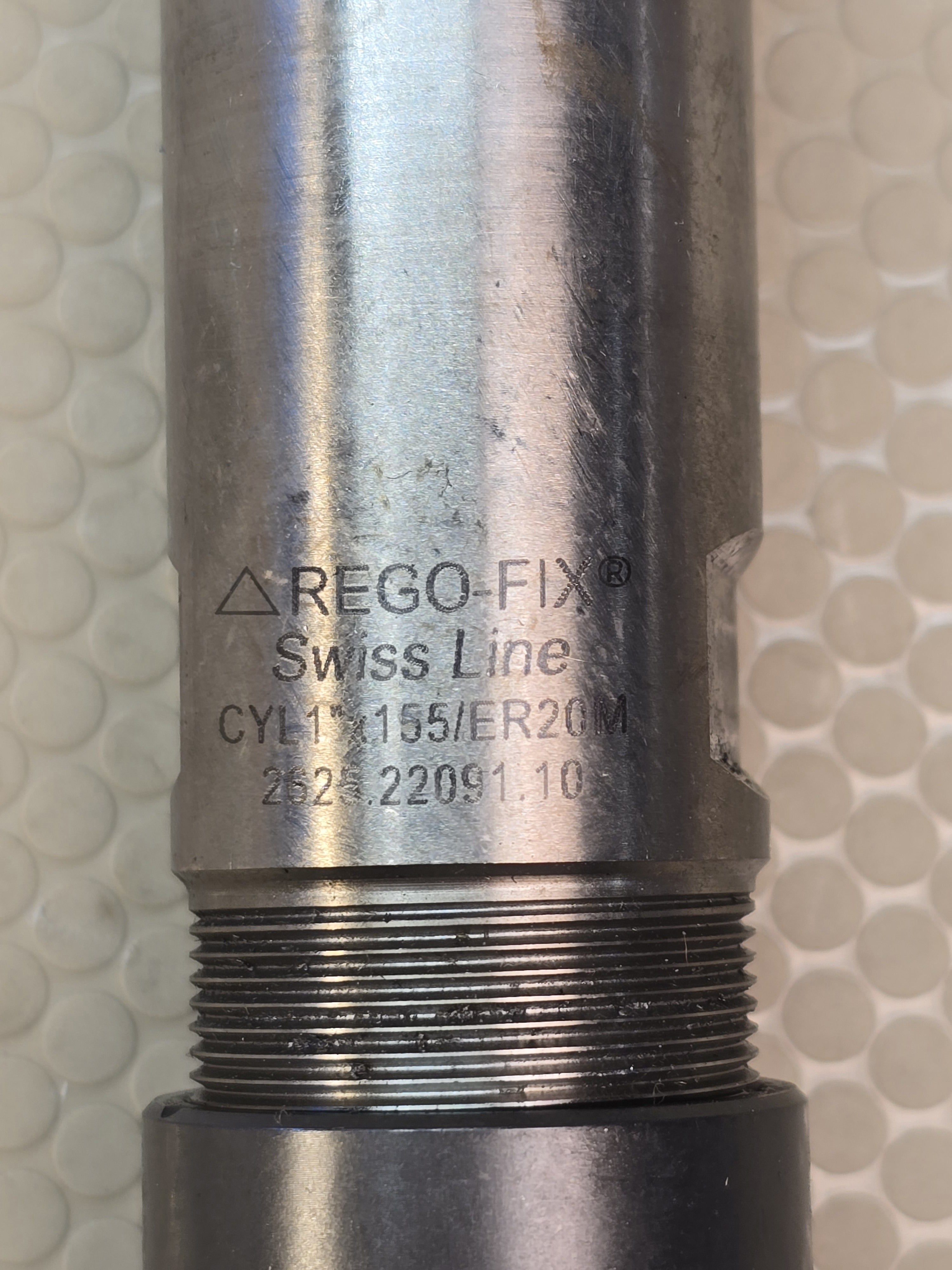 REGO-FIX CYL 1" x 100 / ER20M Collet Chuck 1" Straight Shank Hi-Q/ERM20