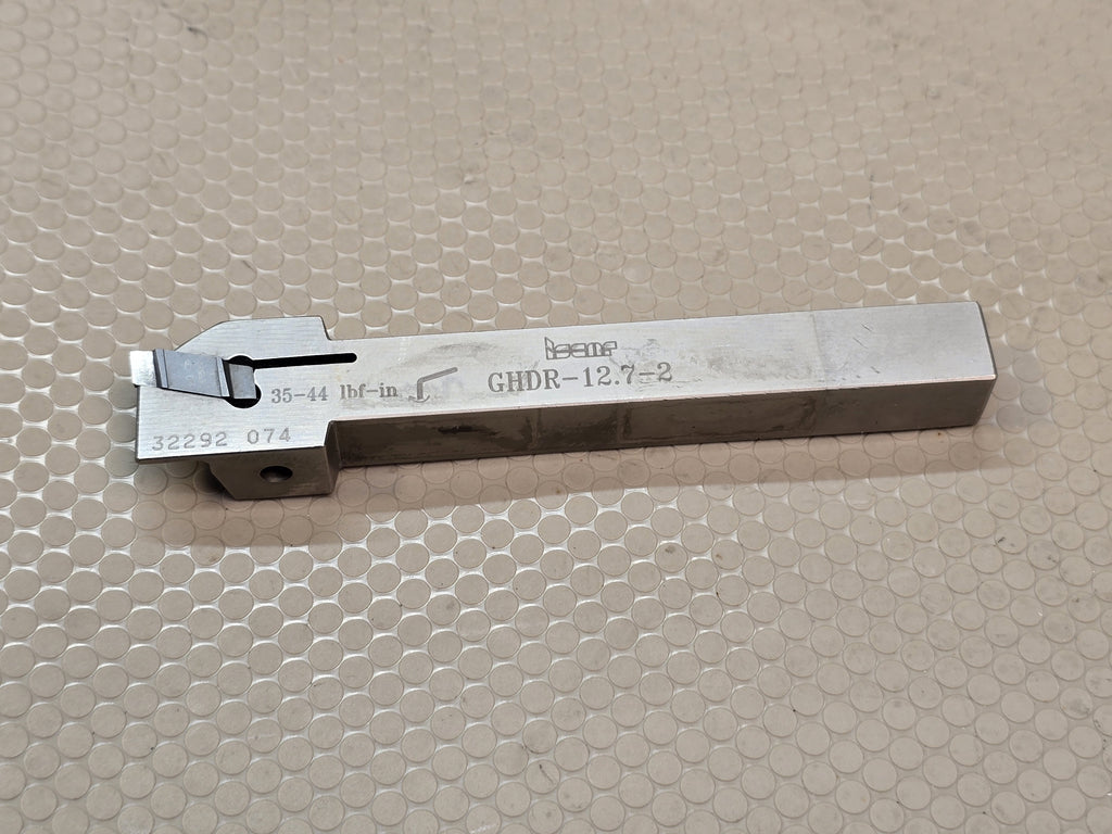 ISCAR GHDR-12.7-2 Grooving Parting Tool Holder 35-44 lbf-in
