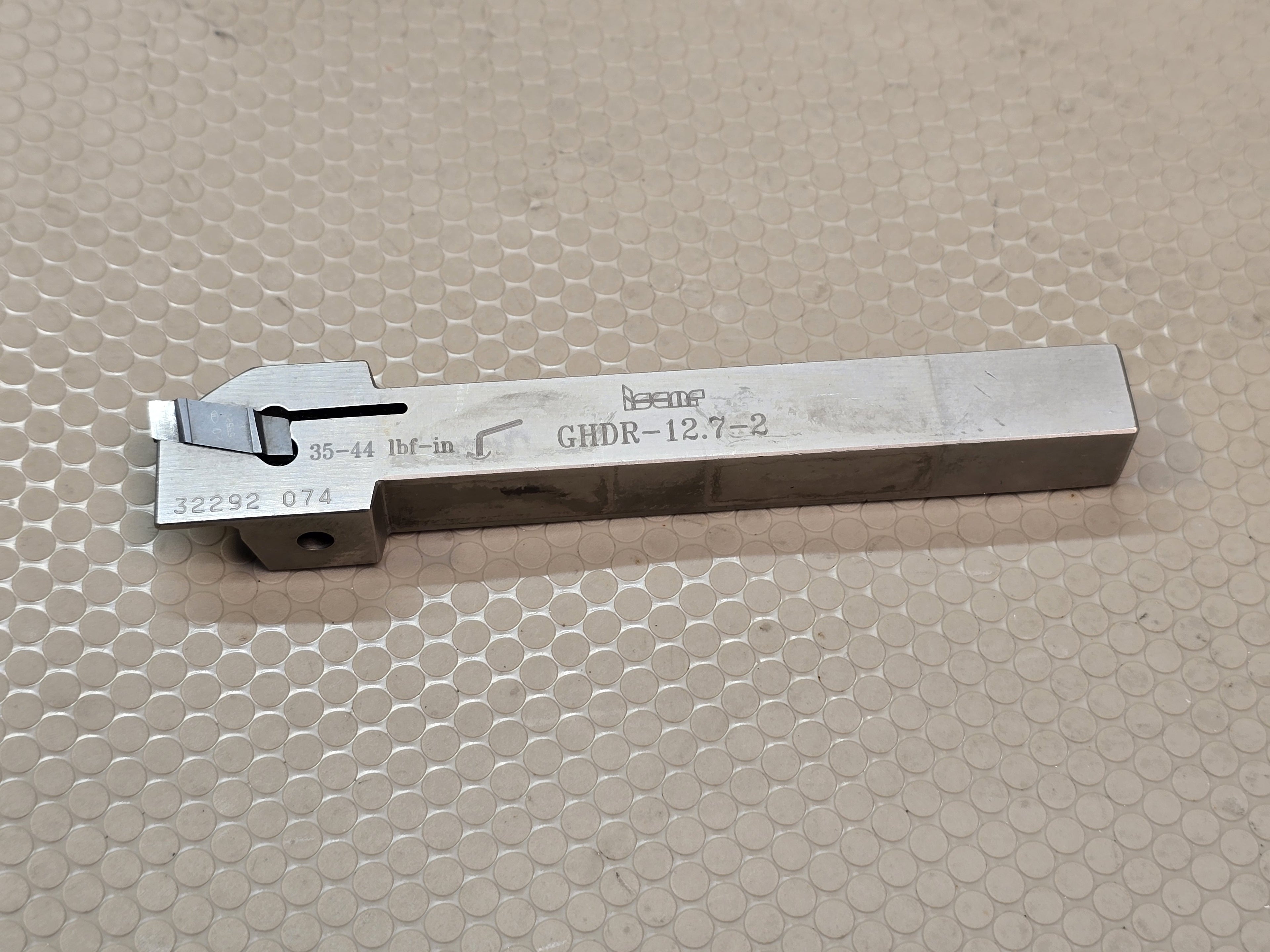 ISCAR GHDR-12.7-2 Grooving Parting Tool Holder 35-44 lbf-in