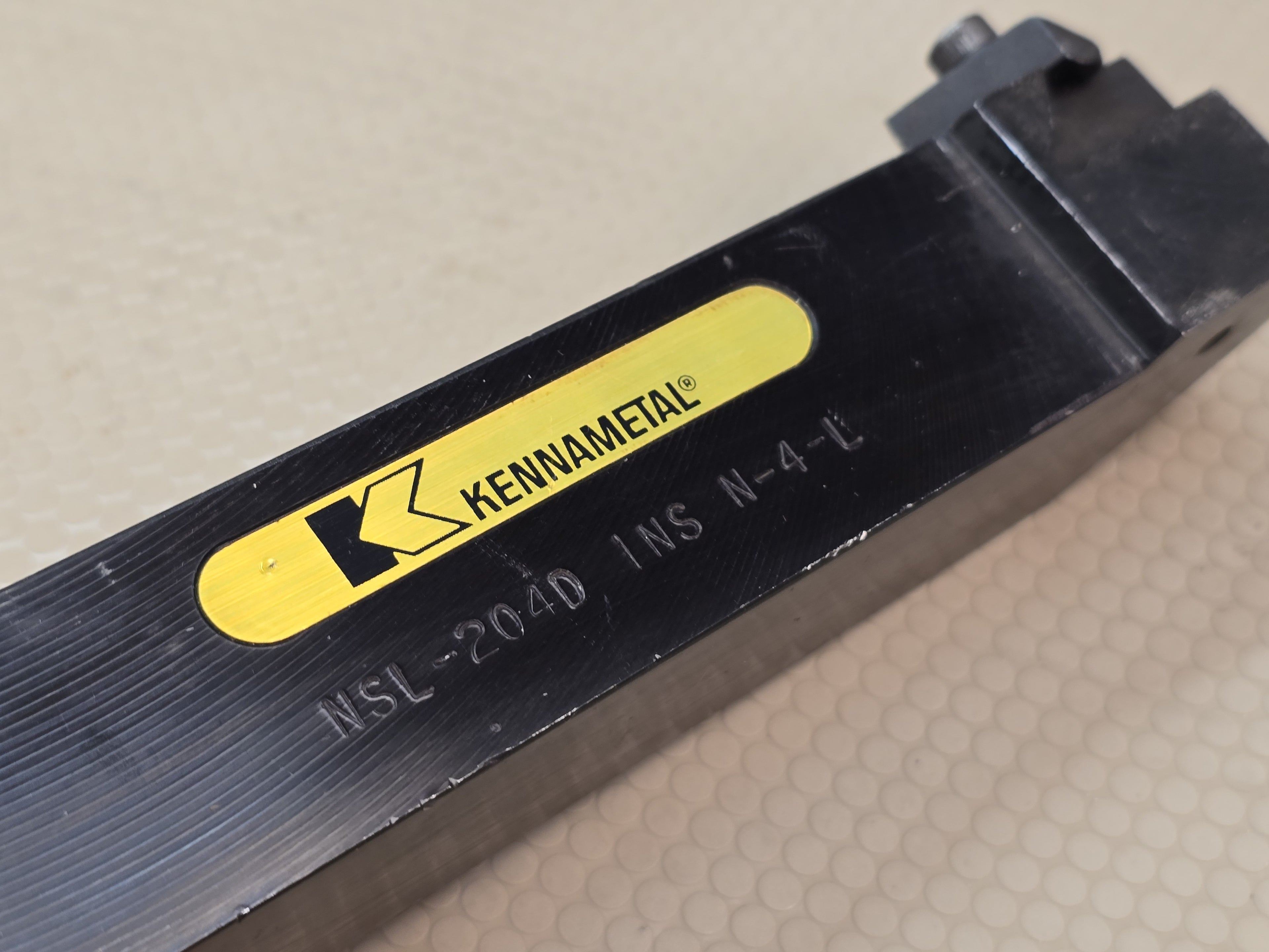 KENNAMETAL NSL-204D 1-1/4" Lathe Tool Holder for N-4-L Inserts