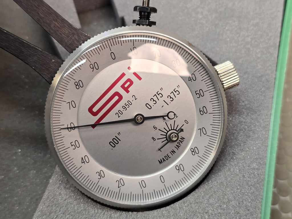 SPi 20-950-2 Dial Caliper Groove Gage 0.375-1.375" Range .001" Resolution 20-950-2 Japan