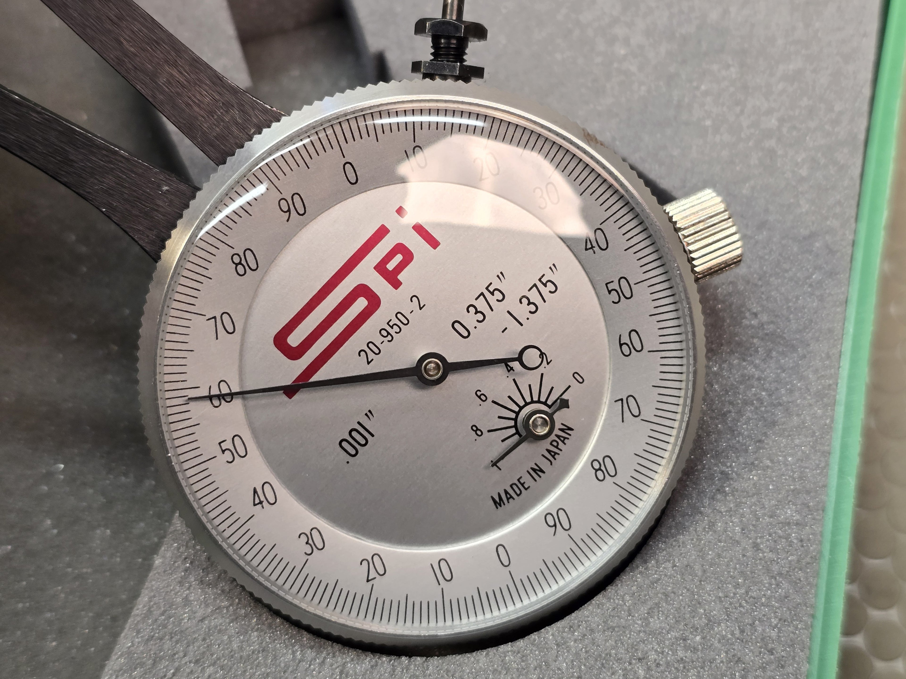 SPi 20-950-2 Dial Caliper Groove Gage 0.375-1.375" Range .001" Resolution 20-950-2 Japan