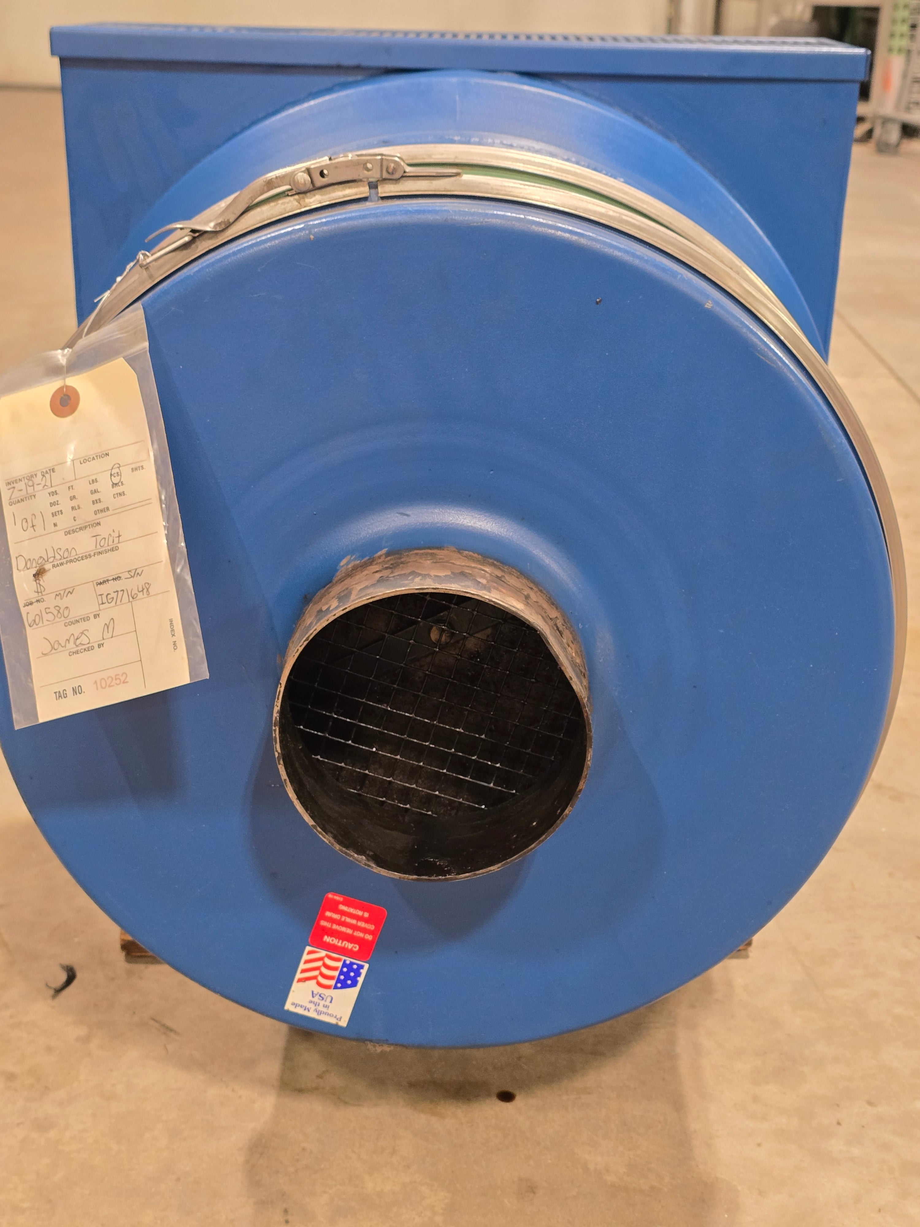 Donaldson Torit EA905 Centrifugal Mist Collector with Baldor Motor *Recent Service*
