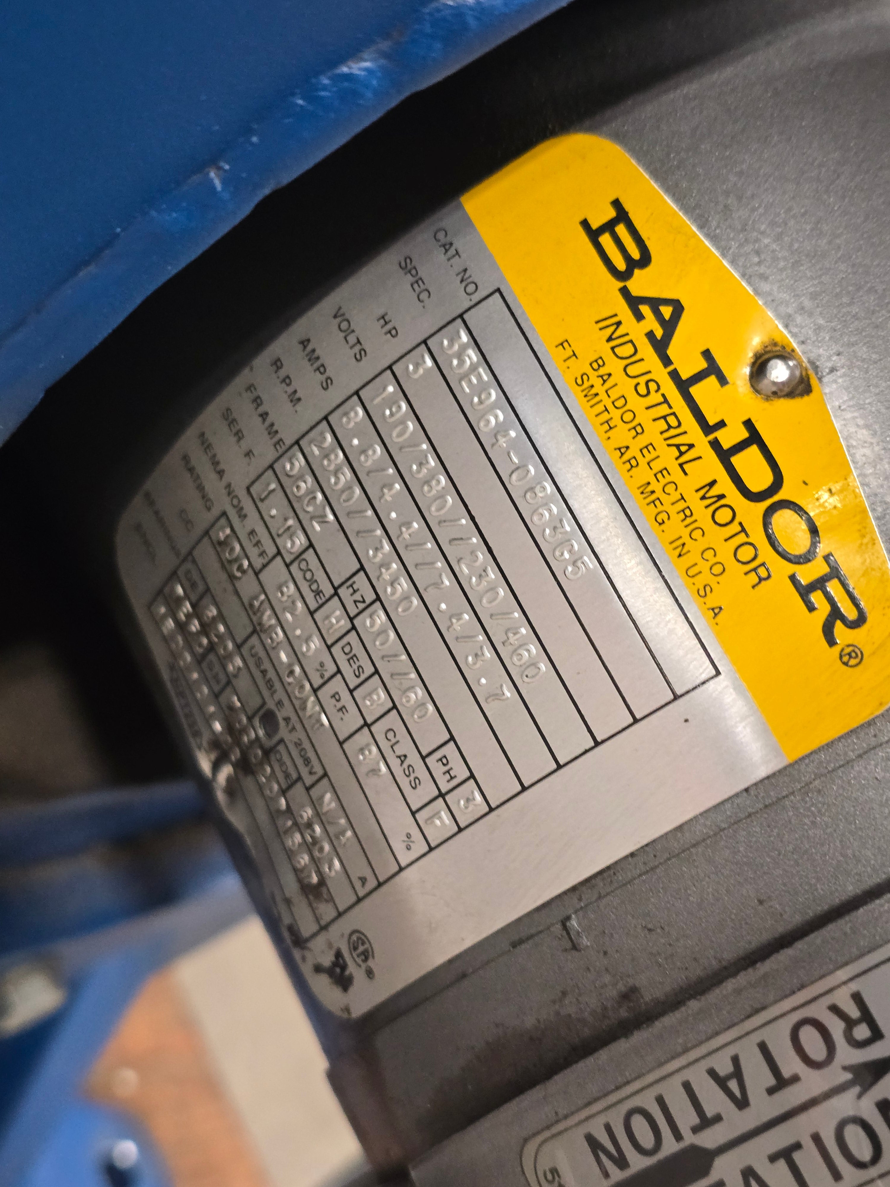 Donaldson Torit EA905 Centrifugal Mist Collector with Baldor Motor *Recent Service*