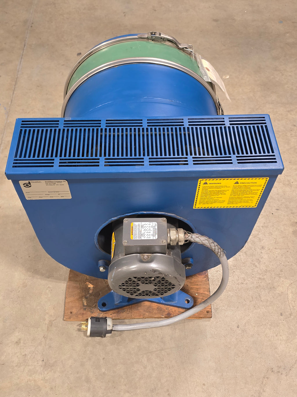 Donaldson Torit EA905 Centrifugal Mist Collector with Baldor Motor *Recent Service*