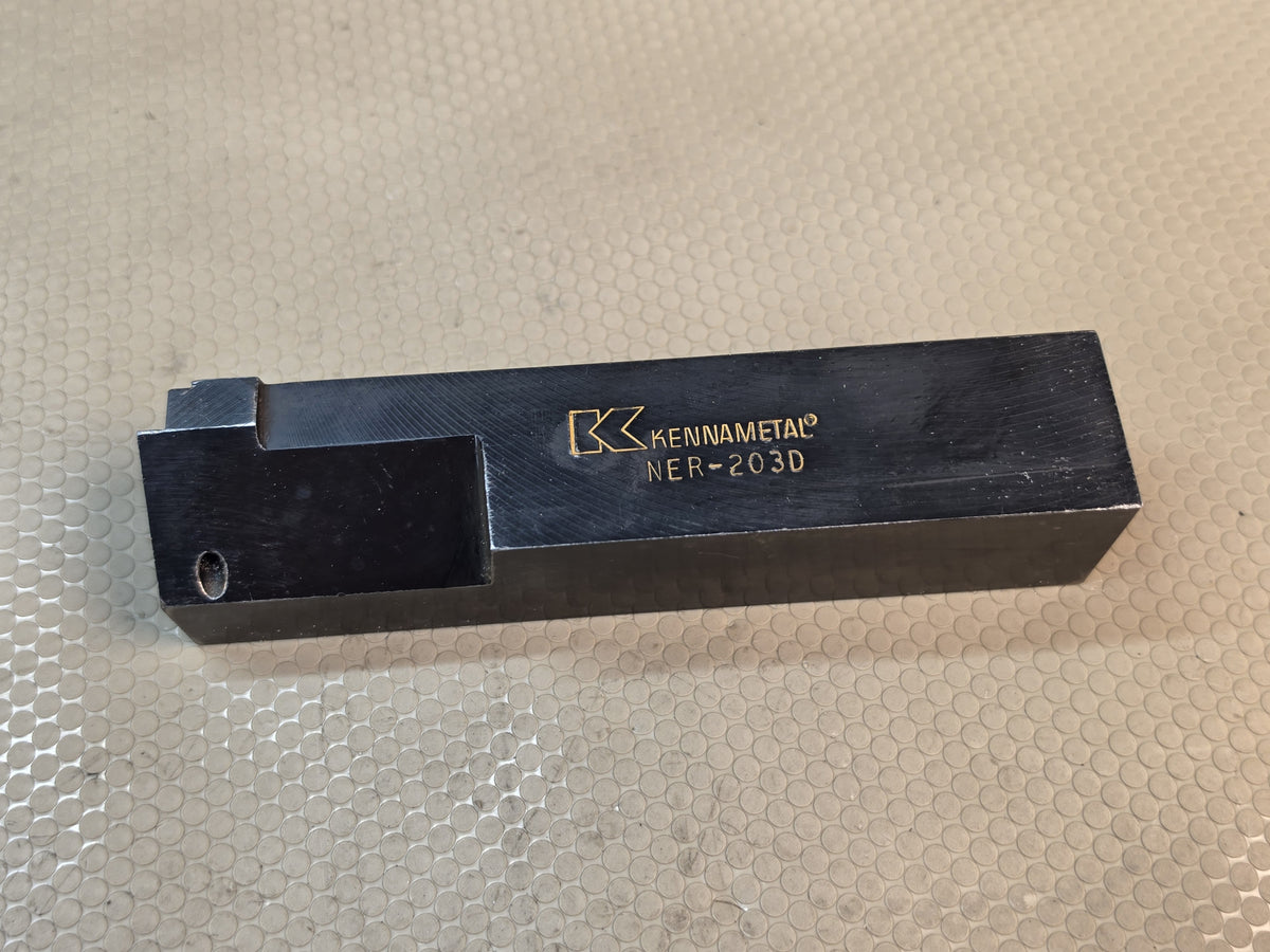 Kennametal NER-203D 1-1/4" RH External Grooving Lathe Tool Holder
